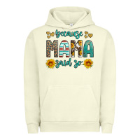 Pigment Pistachio because mama said so western sunflowers Urban Hoodie - Artiststas