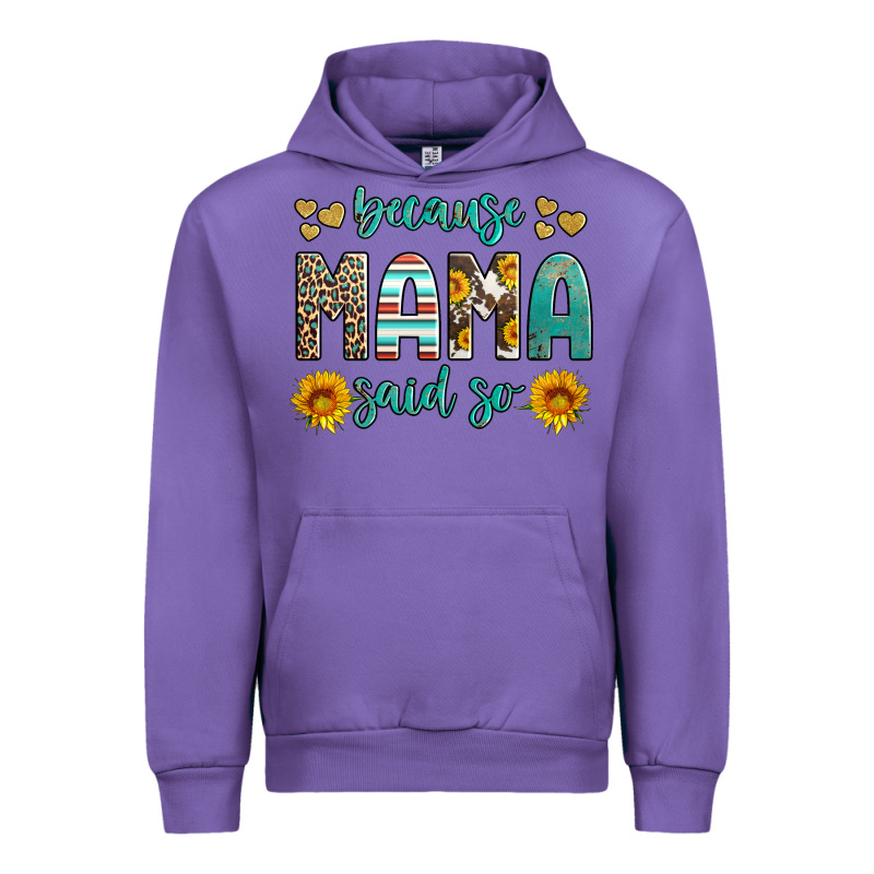 Because Mama Said So Western Sunflowers Urban Hoodie by Artiststas | Teevron