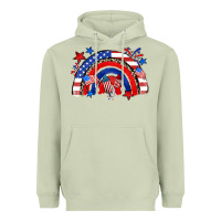 Matcha American rainbow Heavyweight Hoodie - Zillion Design Studio
