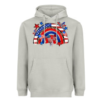 Moon Dust American rainbow Heavyweight Hoodie - Zillion Design Studio