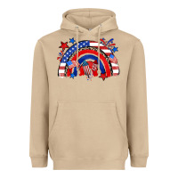 Mushroom American rainbow Heavyweight Hoodie - Zillion Design Studio