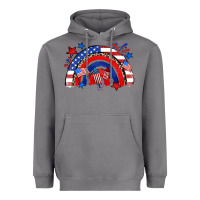 Storm American rainbow Heavyweight Hoodie - Zillion Design Studio