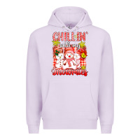 Lilac chillin  with my red snowmies Premium Hoodie - AdoDesignShop