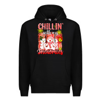 Black chillin  with my red snowmies Premium Hoodie - AdoDesignShop