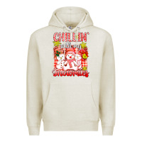 Oatmeal Heather chillin  with my red snowmies Premium Hoodie - AdoDesignShop