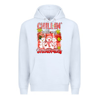 White chillin  with my red snowmies Premium Hoodie - AdoDesignShop