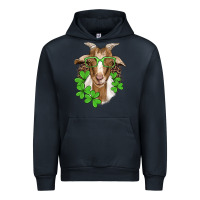 Navy st patricks goat with glasses Urban Hoodie - Artiststas