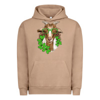 Pigment Burro st patricks goat with glasses Urban Hoodie - Artiststas