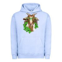 Pigment Grape Ice st patricks goat with glasses Urban Hoodie - Artiststas