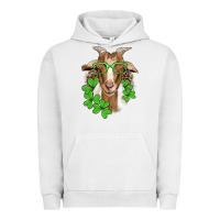 Pigment Lunar Rock st patricks goat with glasses Urban Hoodie - Artiststas