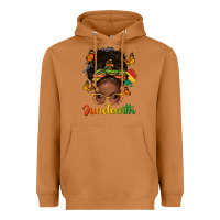 Meerkat afro messy bun juneteenth Heavyweight Hoodie - texasbilliewilder