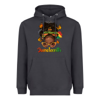 Smoke afro messy bun juneteenth Heavyweight Hoodie - texasbilliewilder