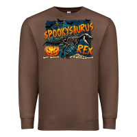Chestnut Spooky Saurus Rex Premium Sweatshirt - texasbilliewilder