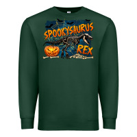 Sports Green Spooky Saurus Rex Premium Sweatshirt - texasbilliewilder