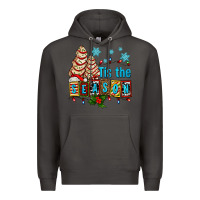 Smoke tis the season christmas tree cake ado Premium Hoodie - AdoDesignShop