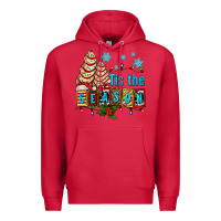 Cardinal tis the season christmas tree cake ado Premium Hoodie - AdoDesignShop