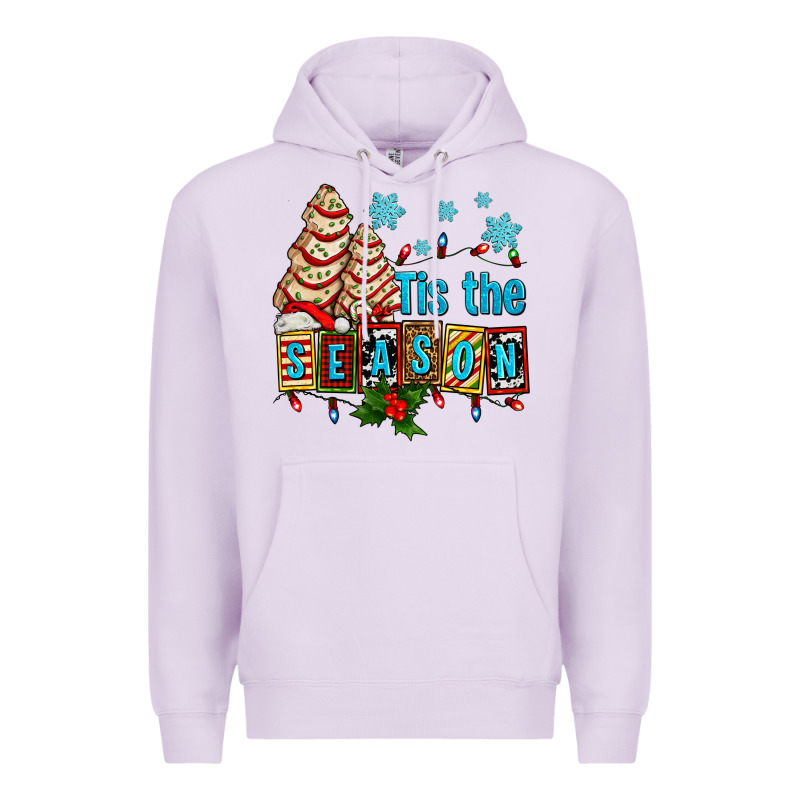 Tis The Season Christmas Tree Cake Ado Premium Hoodie by AdoDesignShop | Teevron