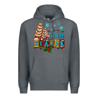 Rock tis the season christmas tree cake ado Premium Hoodie - AdoDesignShop