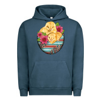 Pigment Midnight Navy hatched egg easter chicks Urban Hoodie - Artiststas