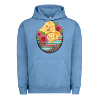 Pigment Pebble Blue hatched egg easter chicks Urban Hoodie - Artiststas