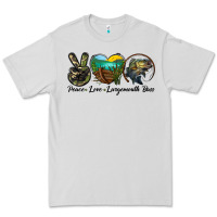 Dove Grey peace love largemouth bass Premium Tee - LillyAllenDesigns