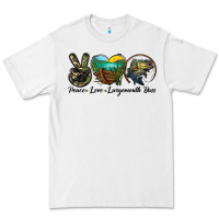 White peace love largemouth bass Premium Tee - LillyAllenDesigns