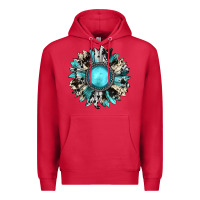 Cardinal western sunflower gemstone Premium Hoodie - JahusDesignShop