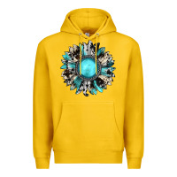 Lemon western sunflower gemstone Premium Hoodie - JahusDesignShop