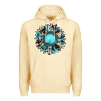 Pina Colada western sunflower gemstone Premium Hoodie - JahusDesignShop