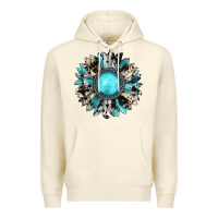 Sandshell western sunflower gemstone Premium Hoodie - JahusDesignShop