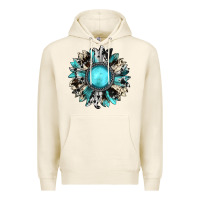 Tofu western sunflower gemstone Premium Hoodie - JahusDesignShop