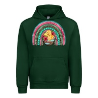 Forest Green hatched egg easter chicks rainbow Urban Hoodie - Artiststas