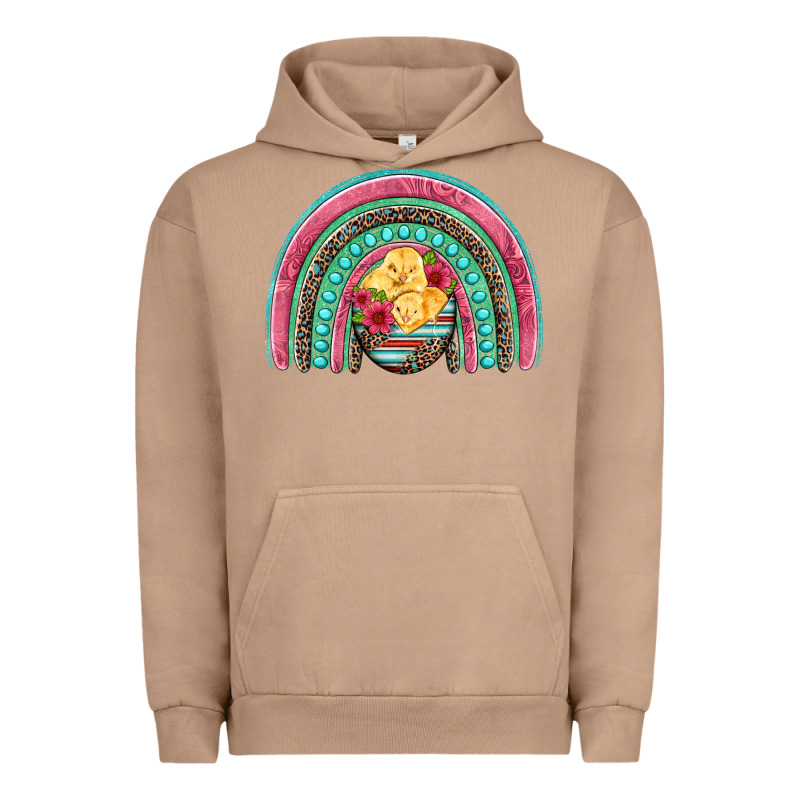 Hatched Egg Easter Chicks Rainbow Urban Hoodie by Artiststas | Teevron