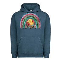 Pigment Midnight Navy hatched egg easter chicks rainbow Urban Hoodie - Artiststas