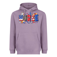 Lavender American nurse Heavyweight Hoodie - Zillion Design Studio