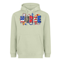 Matcha American nurse Heavyweight Hoodie - Zillion Design Studio