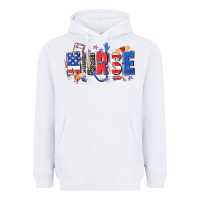 White American nurse Heavyweight Hoodie - Zillion Design Studio
