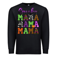 Black Spooky Mama Premium Sweatshirt - texasbilliewilder