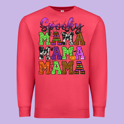 Spooky Mama Premium Sweatshirt Designed By Texasbilliewilder