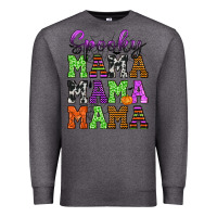 Charcoal Heather Spooky Mama Premium Sweatshirt - texasbilliewilder