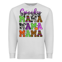 Dove Grey Spooky Mama Premium Sweatshirt - texasbilliewilder