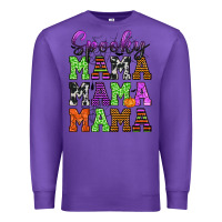 Purple Spooky Mama Premium Sweatshirt - texasbilliewilder