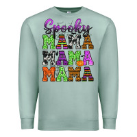 Seafoam Spooky Mama Premium Sweatshirt - texasbilliewilder