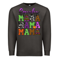 Smoke Spooky Mama Premium Sweatshirt - texasbilliewilder
