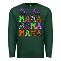 Sports Green Spooky Mama Premium Sweatshirt - texasbilliewilder