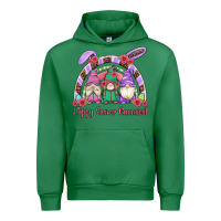Emerald happy easter gnomies rainbow Urban Hoodie - Artiststas