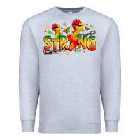 Heather Grey strong juneteenth Premium Sweatshirt - Zillion Design Studio