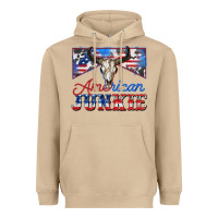 Mushroom American junkie Heavyweight Hoodie - Zillion Design Studio