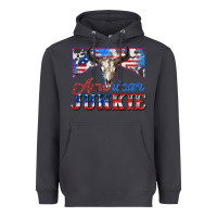 Smoke American junkie Heavyweight Hoodie - Zillion Design Studio