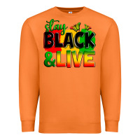 Stay Black And Live Premium Sweatshirt | Teevron